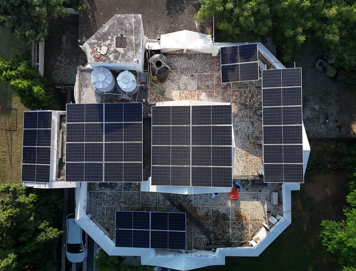 solar panel setup for home